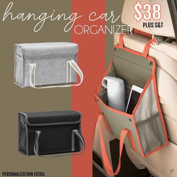 Collapsible Cube Basket and Hanging Car Organizerr - Picture 3 of 3